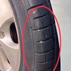 ツルツルタイヤのまま走っていませんか❓　TOYOTA ノア・ヴォクシー　15インチ新品タイヤ 4本交換【195/65R15】交換工賃料、バランス調整料、新品エアバルブ交換料、廃タイヤ処分料、消費税まで全てコミコミ価格❗️の画像