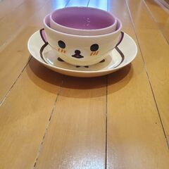 美品リラックマお皿セットの画像
