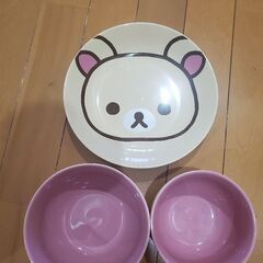 美品リラックマお皿セット