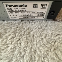 Panasonic DVDプレイヤーの画像