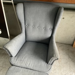 IKEA パーソナルチェア&オットマンセット　中古の画像