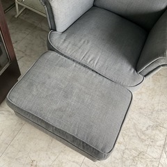 IKEA パーソナルチェア&オットマンセット　中古の画像