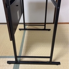 【譲り先決まりました】テーブル　折りたたみ　スライド式　天板折畳テープルの画像