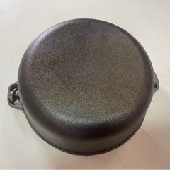 CAPTAIN STAG　キャプテンスタッグ　ダッチオーブン　M-5503　20㎝　1.7L　煮る　蒸す　焼く　鋳鉄製　中古品　④の画像