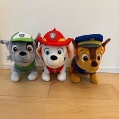 パウパトロール ぬいぐるみ マーシャル チェイス ロッキー