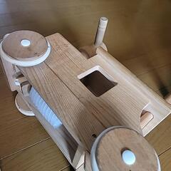 森の汽車ポッポ　手押し車　木製　平和工業の画像
