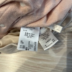60〜70サイズ　cottoli　カバーオール　長袖の画像