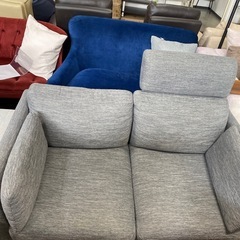 9/3値下げしました！⭐️人気⭐️NITORI 2Pソファ ファブリック 2人掛け コンパクト ヘッドレスト付き No.2018 KEの画像