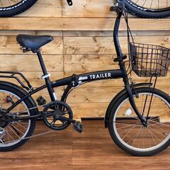 中古整備品　折りたたみができる20インチ自転車　変速付き