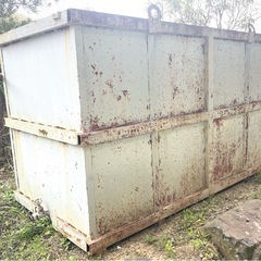 大型鉄製水タンク ノッチタンク 5立米

