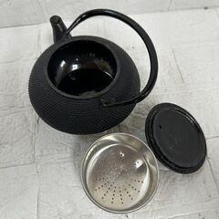 宝星堂 鉄瓶 急須 茶こし付 南部鉄器 あられ 茶道具 アラレ 工芸品 札幌市 白石区 東札幌の画像