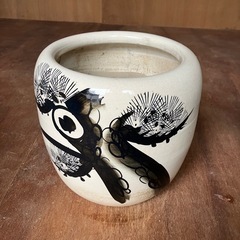 火鉢　水瓶　レトロ　アンティーク　骨董品