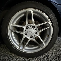 H12年式　BMW 325i　E46　希少左ハンドル　前後Mスポーツバンパー　ＡＣ　ＳＣＨＮＩＴＺＲＥ１７インチＡＷ　社外テール　前後タワーバー　ＨＤＤナビ　ユーザー買取車の画像