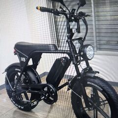 電動バイク モペット  原付2種 2人乗り可　UNIBUY V8 