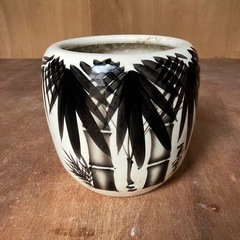 火鉢　水瓶　レトロ　アンティーク　骨董品の画像