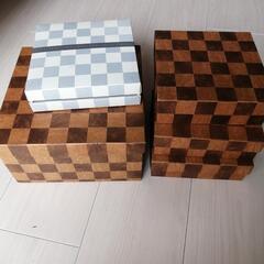 バームクーヘンのとても綺麗な空箱