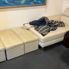 海外製カウチソファー／店舗改装・新築建て替えに伴い、装飾品・備品...