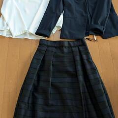 PLST カットソーS スカートS ノーカラージャケットXS