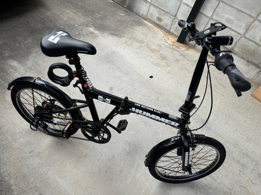 【美品】折りたたみ式自転車 20インチ HUMMER