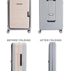 新品未使用　折り畳みスーツケース　Mの画像