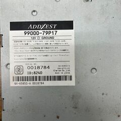 【商談中】ジャンク品　ADDZESTナビの画像