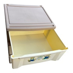 ベア3段チェスト　引き出し　収納　衣装ケースの画像