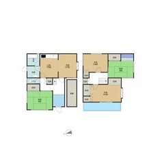 静かな住環境！　広々したリビングと収納力抜群の4LDKでファミリ...