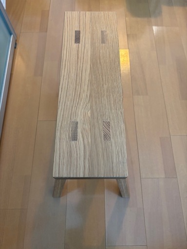 【良品】無印良品 オーク材スツール 無垢材 廃盤品 無印 オーク材 廃盤 スツール ベンチ 無印良品 MUJI 無垢材ベンチ