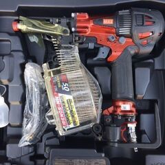 ★★値下げしました★★【動作確認済み・美品・良品】　MAX/マックス　釘打機　高圧コイルネイラ　HN-50シリーズ　HN-50N3(D)-R　50㎜　スーパーネイラの画像