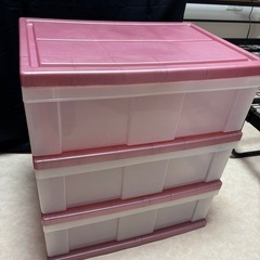 3段衣装ケース