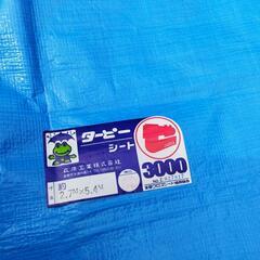かなり大きなブルーシート