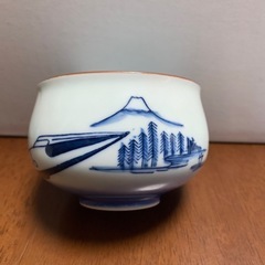 新幹線総局　新幹線と富士山のふた付き湯呑み　8個
の画像