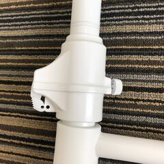 ☆山善(YAMAZEN) 突っ張りポールハンガーラック 高さ190-260cm  ホワイト WJ-725R(WH) 中古品(NF250401)Zi-1944の画像