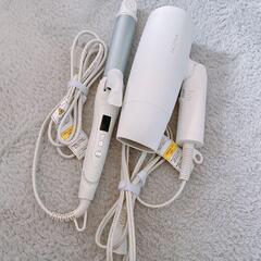 〖値下げ〗引き取りの方値下げ◎【使用期間半年未満】サロニア　ドライヤー&アイロン