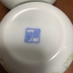 花柄湯呑み　5個の画像