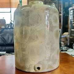 昭和 レトロ 酒瓶  壺  大型 陶器 焼き物 約42cm

の画像