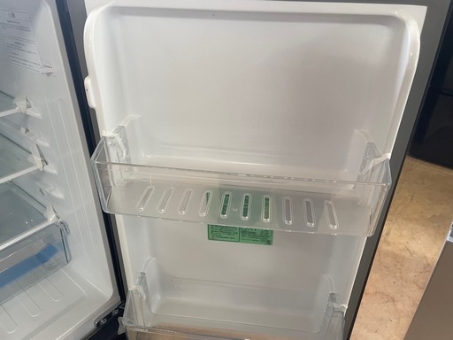032798美品タグレーベル2ドア冷蔵庫154L2021年製