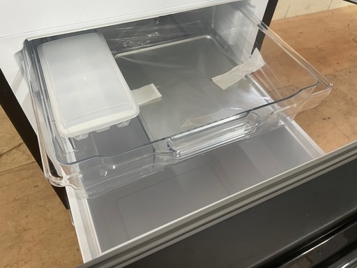 032798美品タグレーベル2ドア冷蔵庫154L2021年製