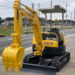 【W-0047】ヤンマー　VIO20-2　2tクラス　倍速　全塗装済み　ミニ油圧ショベル　ユンボ　バックホー　茨城県の画像