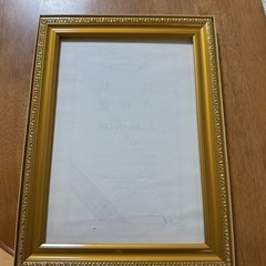 3つA4額縁 金色 新品未使用の画像