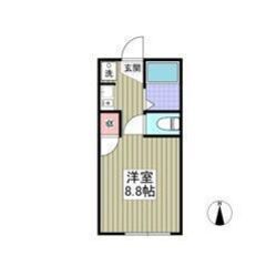 💙💜フリーレント1ヶ月付き💜💙スーパーコンビニ徒歩圏内🎶南向き🌞...
