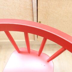 59/704 イケア AGAM 子供用チェア レッド　【モノ市場知立店】の画像