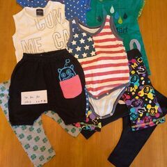 70、80、90サイズベビー服8枚。の画像