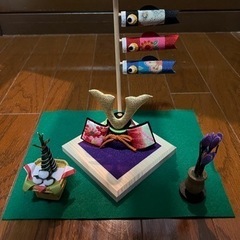 五月人形 コンパクト 兜 鯉のぼり