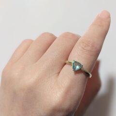 アクアマリンリングの画像