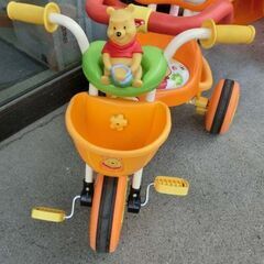 三輪車 くまのプーさん アイデス かじ取り ディズニー 3輪車 安心ガード 札幌 西野店の画像
