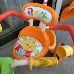 三輪車 くまのプーさん アイデス かじ取り ディズニー 3輪車 安心ガード 札幌 西野店の画像