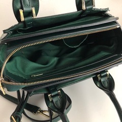 【中古品】&chouette アンドシュエット 2way ハンドバッグ ショルダーバッグ グリーン レディース 鞄の画像
