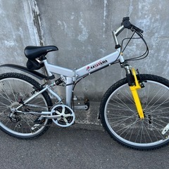 【取りに来ていただける方限定】マウンテンバイク シルバー MAGURA フォーク 取りに来ていただける方限定】マウンテンバイク シルバー MAGURA フォーク