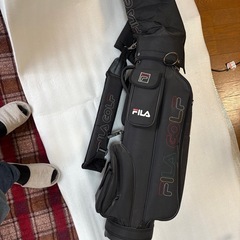 ダンロップ　ゴルフクラブマックフライアイアン、FILAゴルフバックの画像